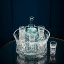 Waterford Crystal Lismore Diamond 7 Piece Vodka Chill Set
