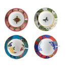 Wedgwood Wonderlust Teacup & Saucer Mixed, Set of 4