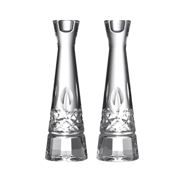 Waterford Crystal Lismore Candlestick Round 25cm, Set of 2