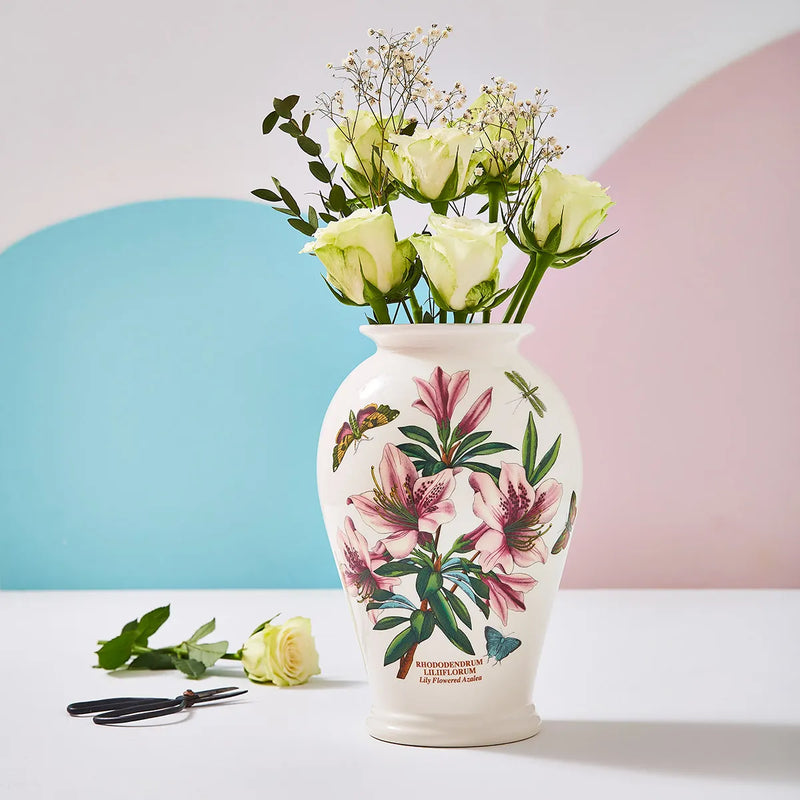 Portmeirion Botanic Garden Canton Vase - Lily Flowered Azalea