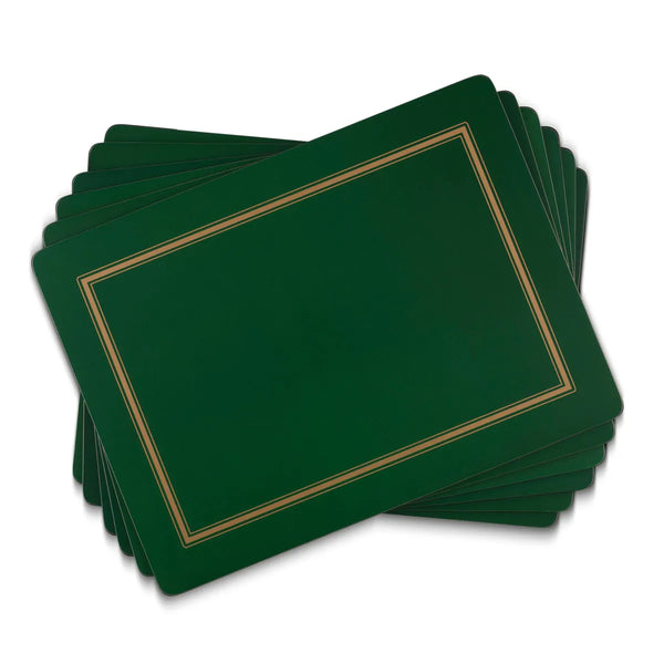 Pimpernel Classic Emerald Placemats Set of 6