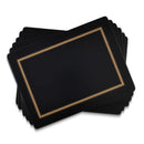 Pimpernel Classic Black Placemats Set of 6