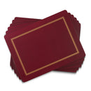 Pimpernel Classic Burgundy Placemats Set of 6