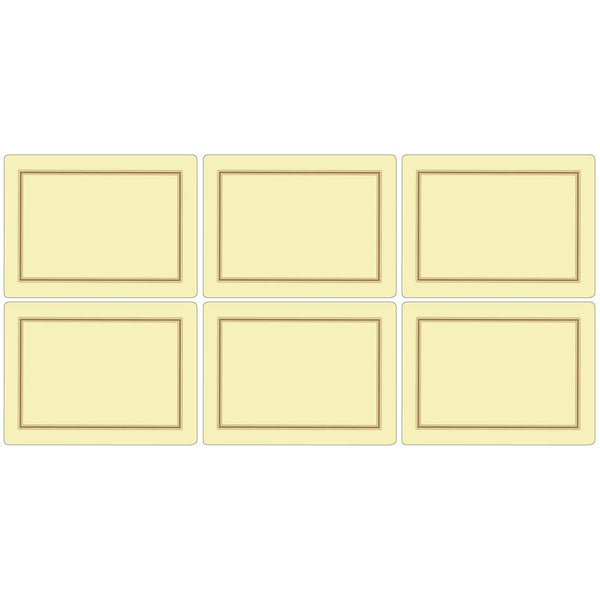 Pimpernel Classic Cream Placemats Set of 6
