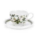 Portmeirion Botanic Garden Breakfast Cup & Saucer (Traditional Shape) with New Motifs Set of 6