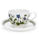 Portmeirion Botanic Garden Breakfast Cup & Saucer (Traditional Shape) with New Motifs Set of 6