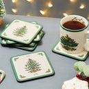 Pimpernel for Spode Christmas Tree Coasters Set of 6