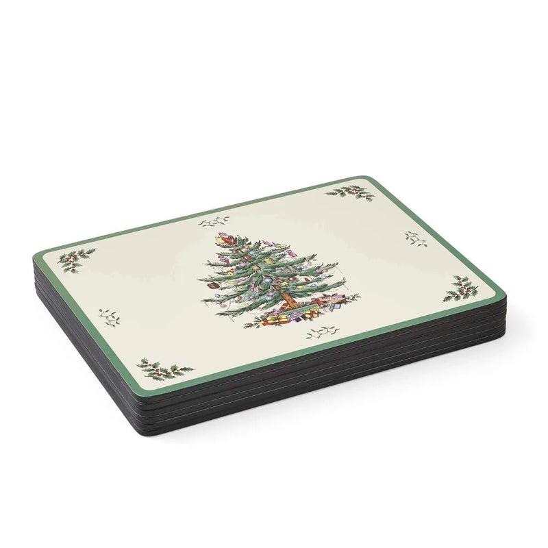 Pimpernel for Spode Christmas Tree Placemats Set of