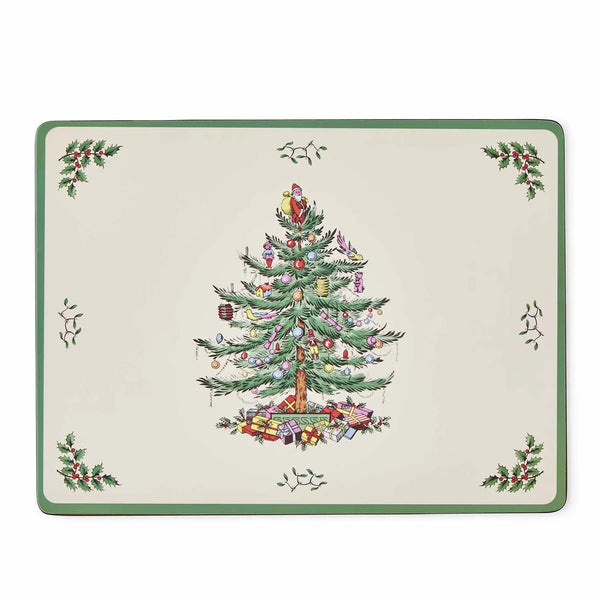 Pimpernel for Spode Christmas Tree Large Placemat Set of 4
