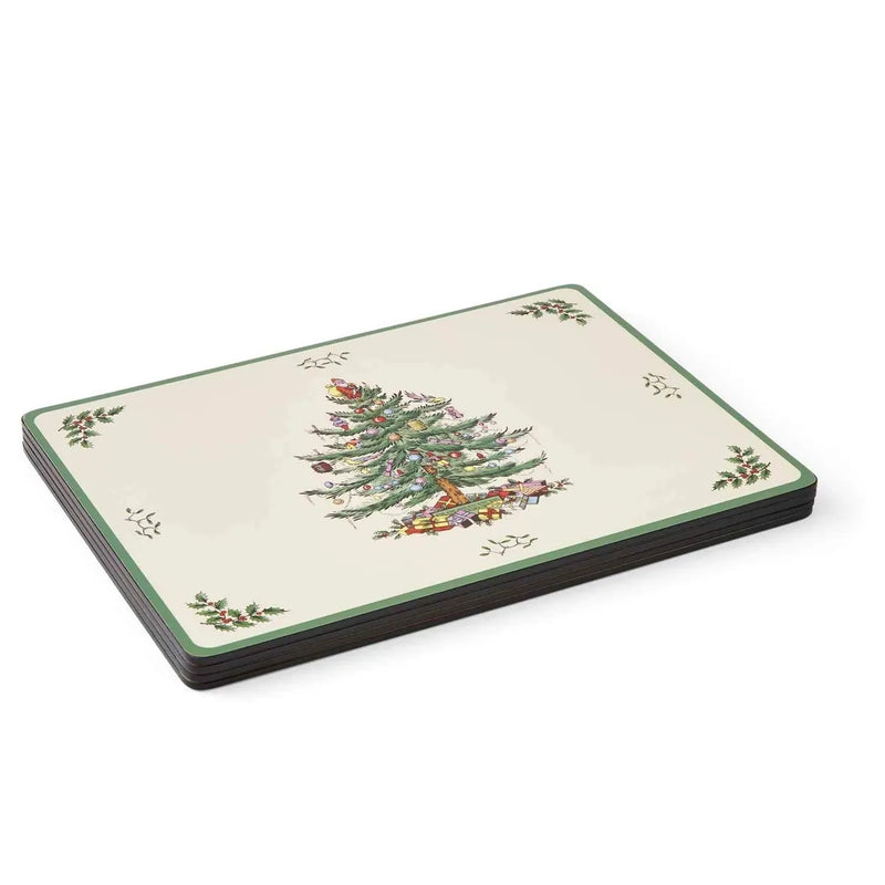 Pimpernel for Spode Christmas Tree Large Placemat Set of 4
