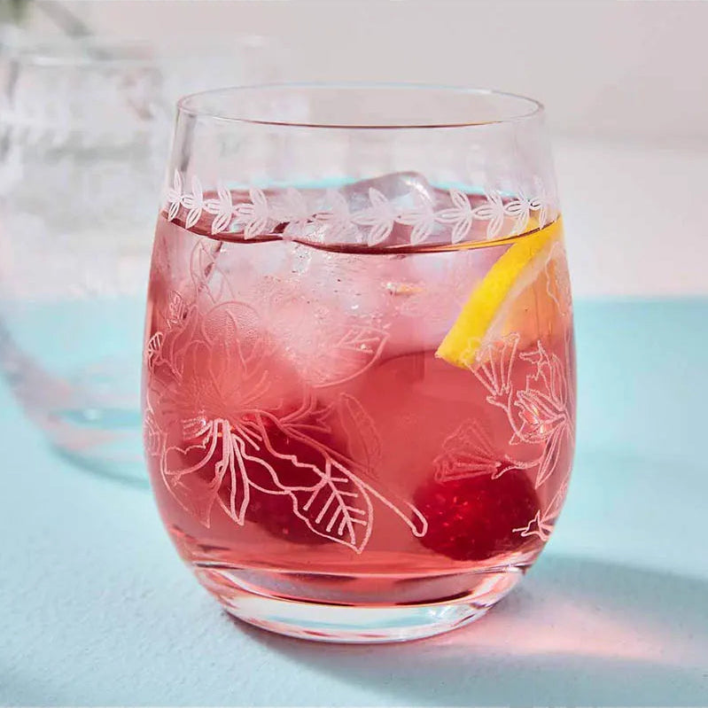 Portmeirion Botanic Garden Crystal Tumblers Set of 4