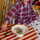 Spode Christmas Tree Sculpted Footed Candy Dish