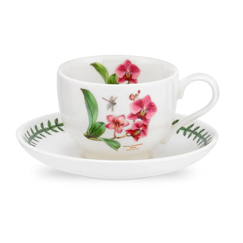 Portmeirion Exotic Botanic Garden Teacup & Saucer, Set of 6
