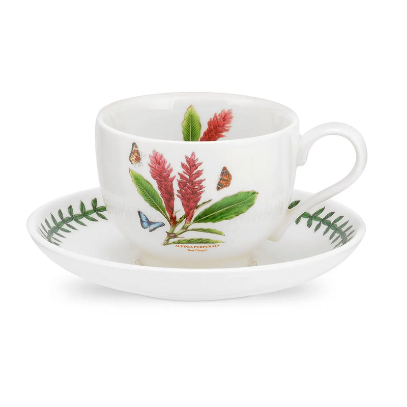 Portmeirion Exotic Botanic Garden Teacup & Saucer, Set of 6