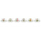 Portmeirion Exotic Botanic Garden Teacup & Saucer, Set of 6