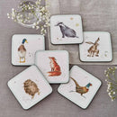 Pimpernel for Royal Worcester Wrendale Designs Coasters Set of 6