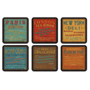 Pimpernel Lunchtime Coasters Set of 6