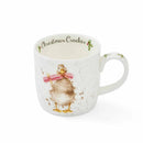 Royal Worcester Wrendale Designs Christmas Mugs, Set of 4
