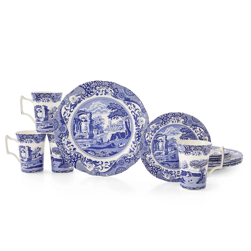 Spode Blue Italian 12 Piece Set