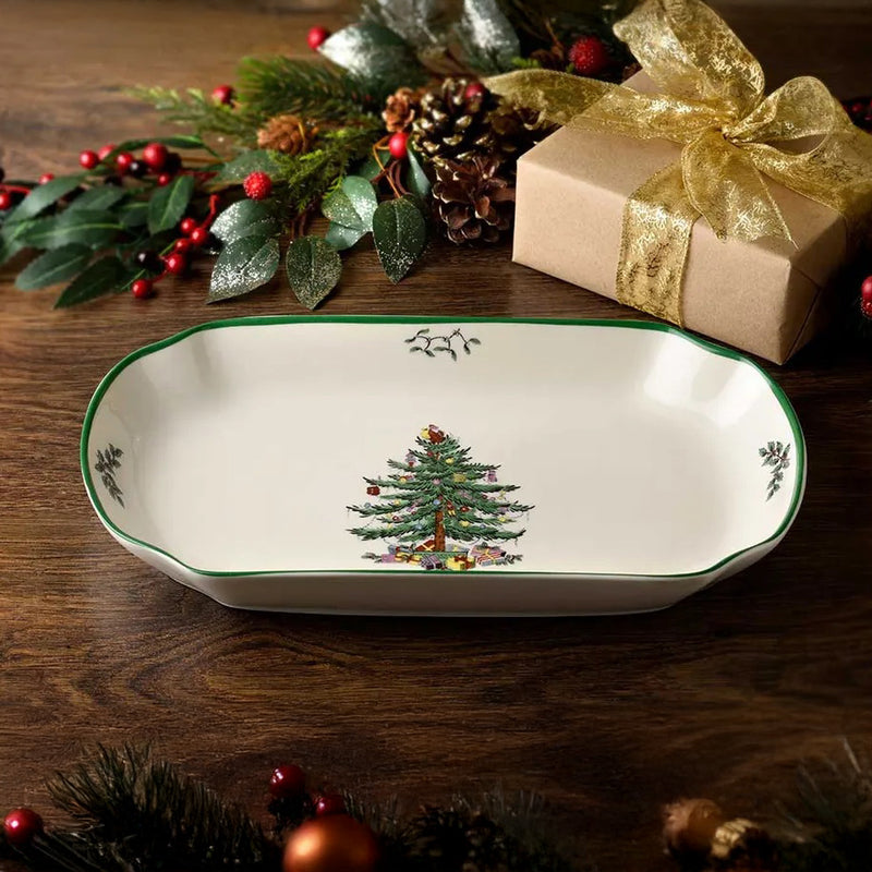 Spode Christmas Tree Rectangular Serving Tray