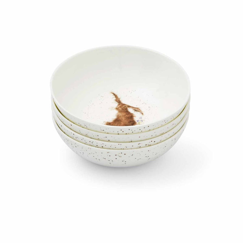 Royal Worcester Wrendale Designs Cereal Bowl (Hare) Set of 4