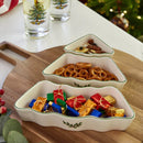 Spode Christmas Tree 3 Piece Dip Bowl Set