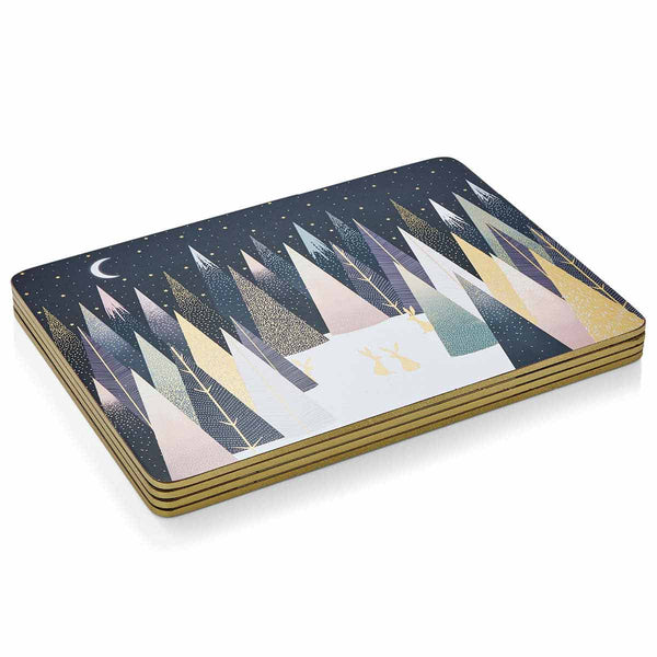 Portmeirion Sara Miller Frosted Pines Placemats Set of 4