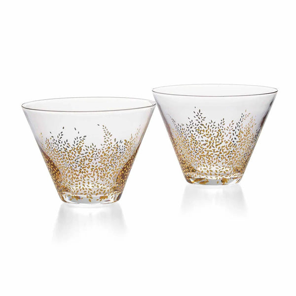 Portmeirion Sara Miller Chelsea Glass Bowls, Set of 2