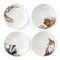 Royal Worcester Wrendale Designs Pasta Bowl (Badger, Hedgehog, Fox, Owl) Set of 4