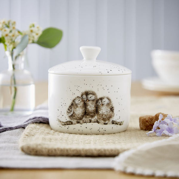 Royal Worcester Wrendale Designs Small Lidded Store Jar (Owls)