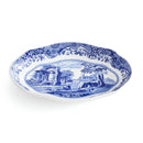 Spode Blue Italian Fluted Oval Dish