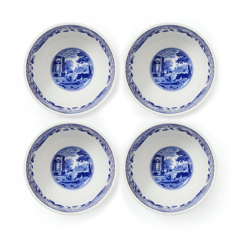Spode Blue Italian Dip Bowls, Set of 4