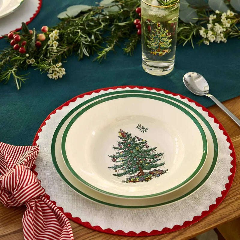 Spode Christmas Tree Soup Plate 23cm