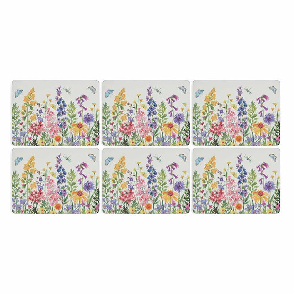 Pimpernel Wildflowers Placemats Set of 6