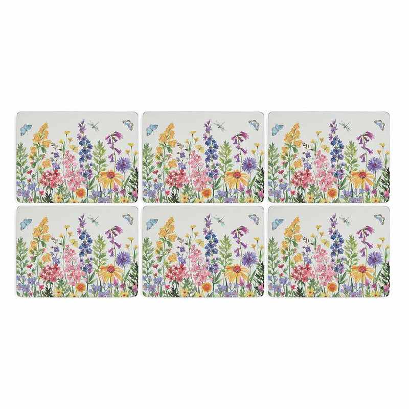 Pimpernel Wildflowers Placemats Set of 6