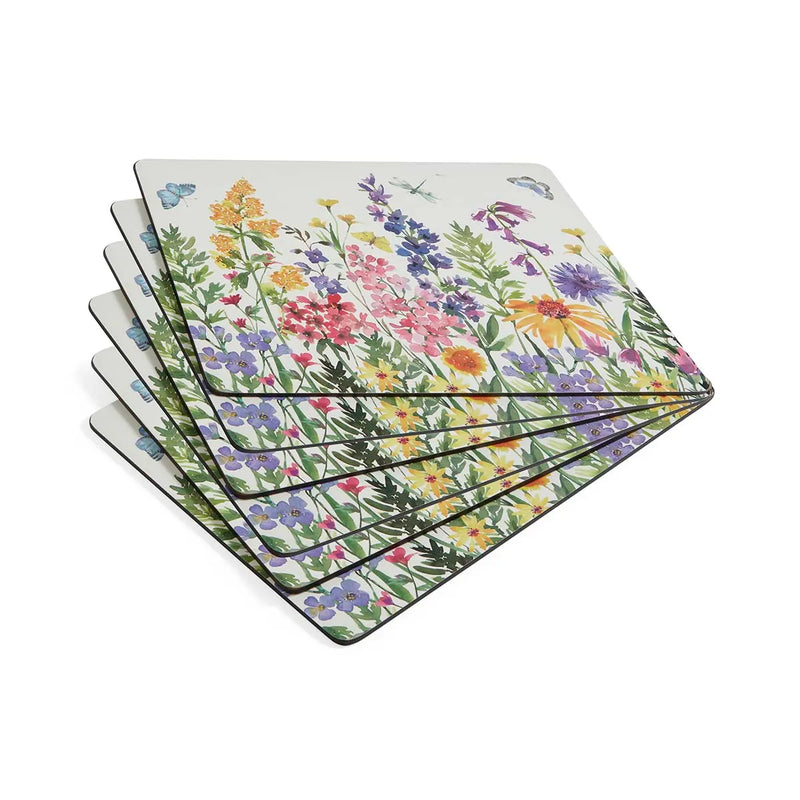 Pimpernel Wildflowers Placemats Set of 6
