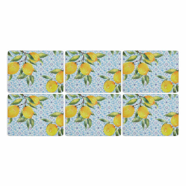 Pimpernel Amalfi Lemons Placemats Set of 6
