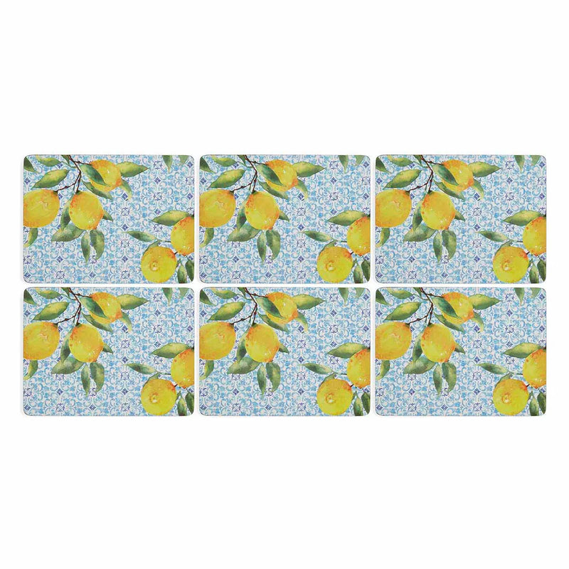 Pimpernel Amalfi Lemons Placemats Set of 6