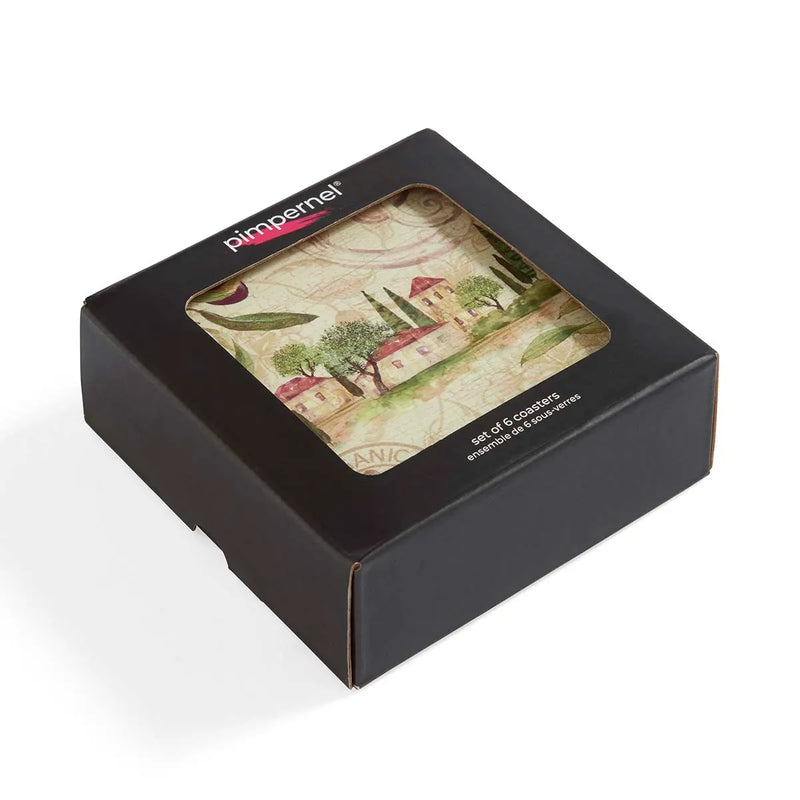 Pimpernel Olive Orchard Coasters Set of 6