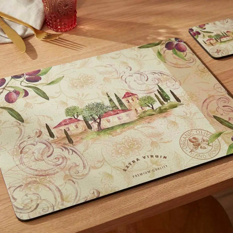 Pimpernel Olive Orchard Placemats Set of 6