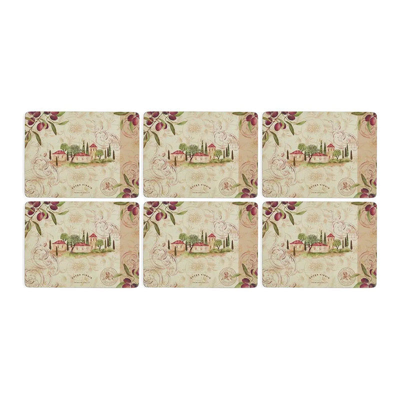 Pimpernel Olive Orchard Placemats Set of 6