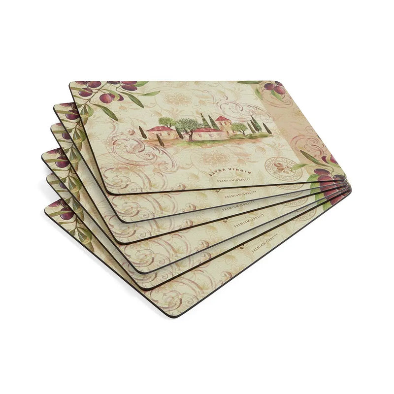 Pimpernel Olive Orchard Placemats Set of 6