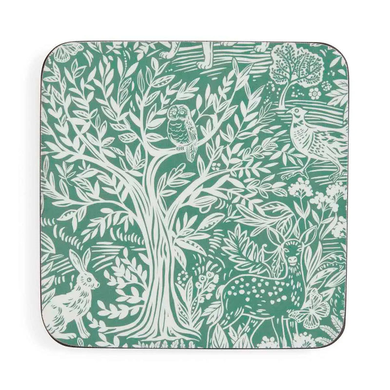 Pimpernel Tapestry Sage Coasters Set of 6
