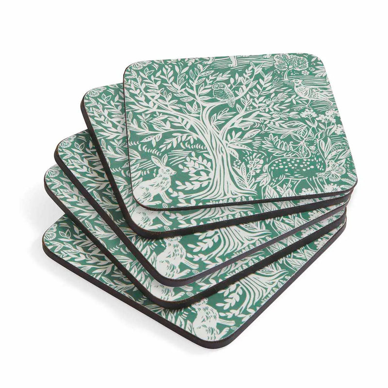 Pimpernel Tapestry Sage Coasters Set of 6