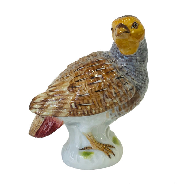 Meissen Bird Figurine Partridge Small