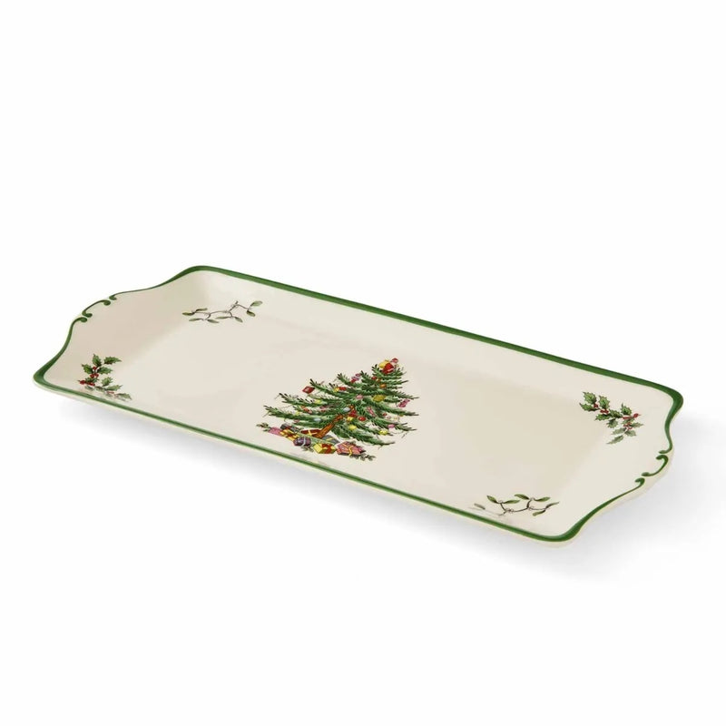 Spode Christmas Tree Sandwich Tray