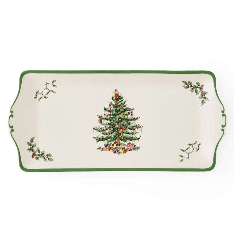 Spode Christmas Tree Sandwich Tray