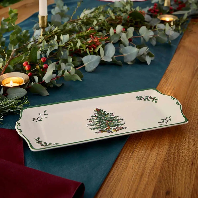 Spode Christmas Tree Sandwich Tray