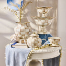 MacKenzie-Childs Mocha Check Small Compote