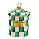 MacKenzie-Childs Emerald Check Canister - Small